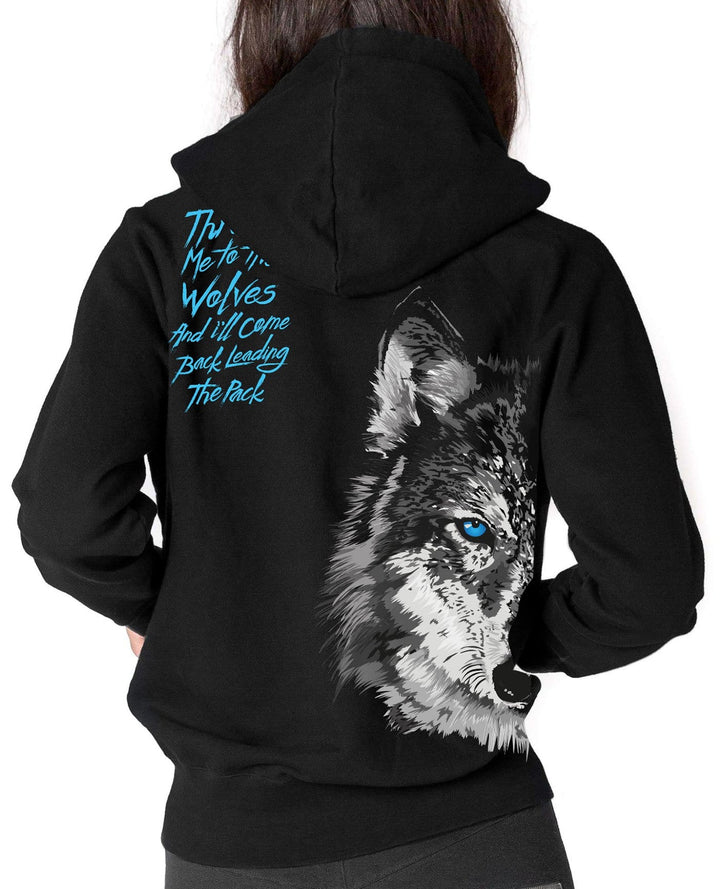 Wolf Zip Hoodie