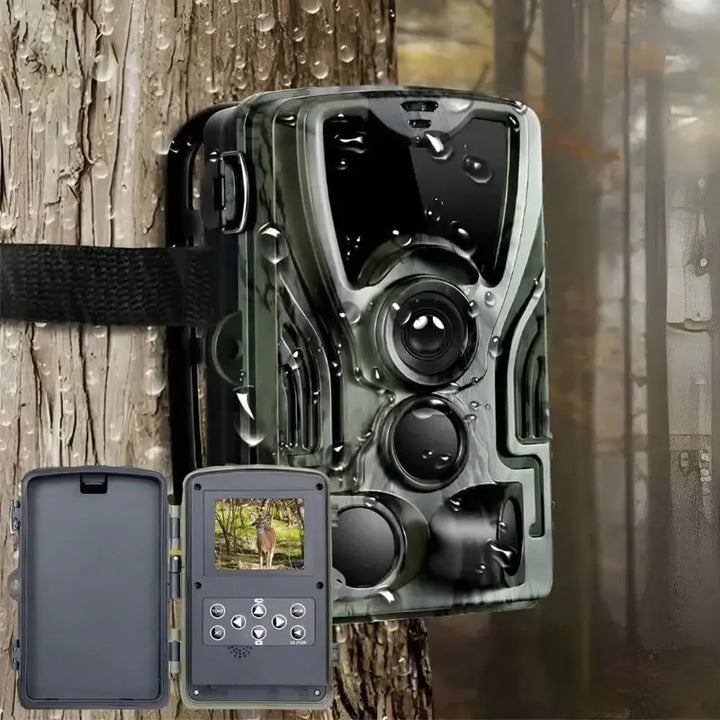 HD Night Vision Wildlife Camera - Outdoor Trail Camera for Animal Monitoring