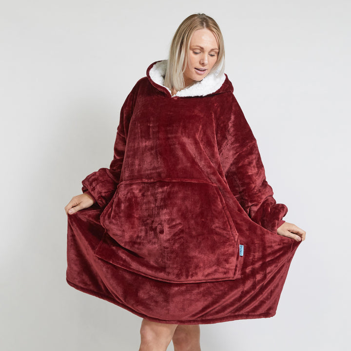 Cozy Hoodie Blanket - Oversized Wearable Blanket for Ultimate Comfort and Warmth