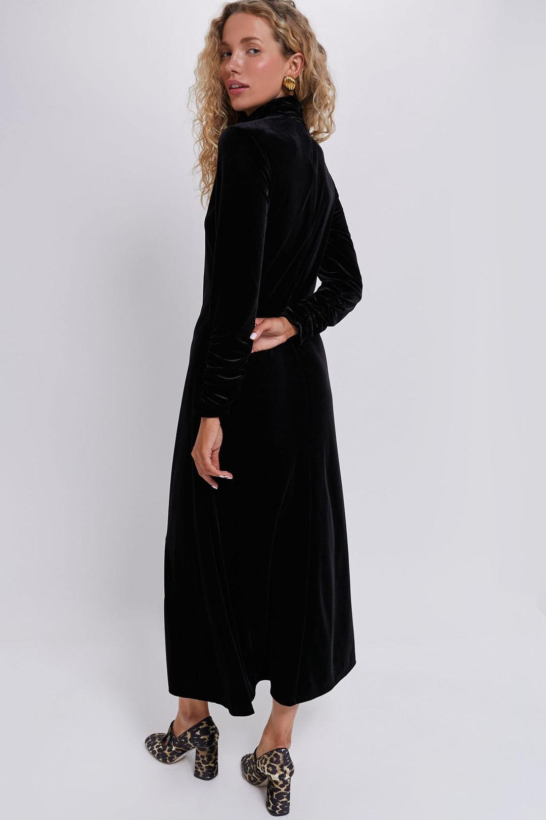 Black Velvet Suzie Dress