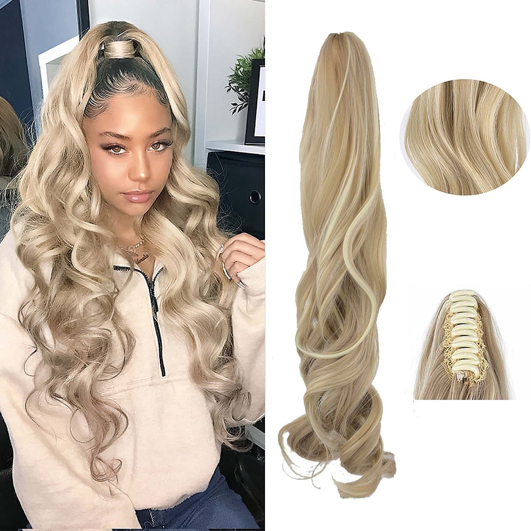 30-Second Dream Claw Clips in Ponytail Extension(Wave)