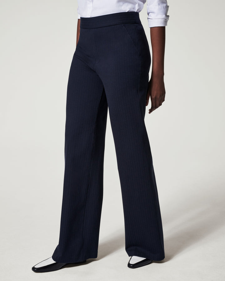 Ponte Wide Leg Pant - Stylish & Comfortable High-Waisted Trousers for Women