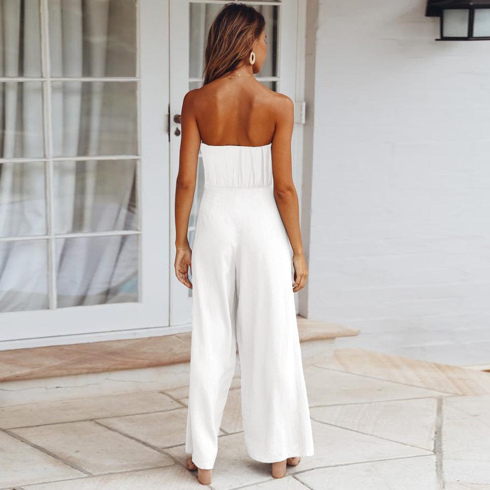 Bohemian Backless Romper Jumpsuit - Chic & Stylish Summer Wear