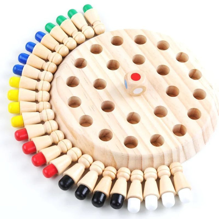 Wooden Memory Match Stick Chess – Fun and Challenging Memory & Strategy Game