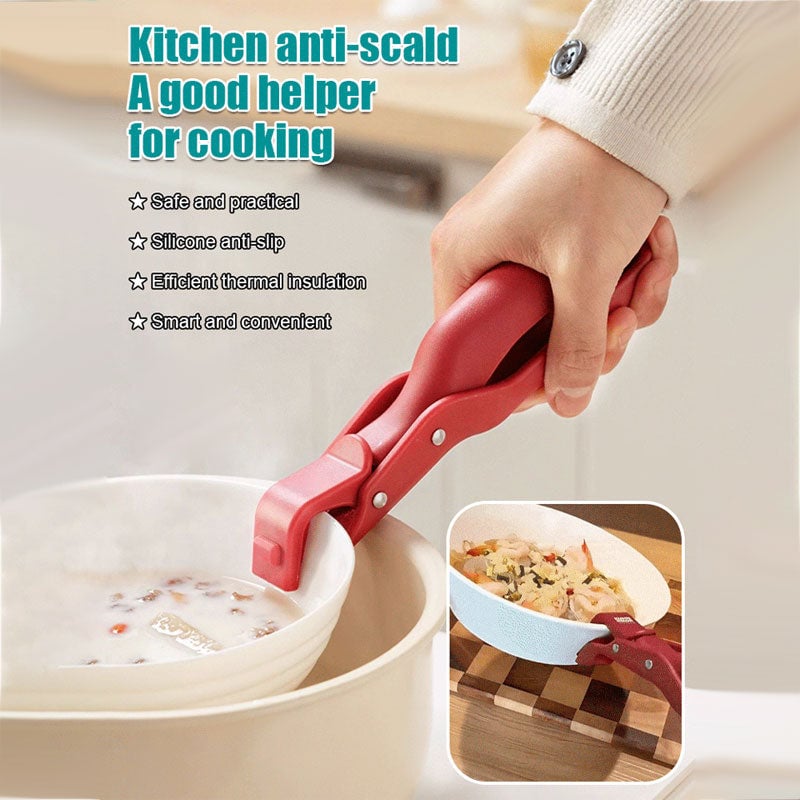 Multi-Purpose Anti-Scald Bowl Holder Clip – Heat-Resistant Kitchen Essential for Safe Handling