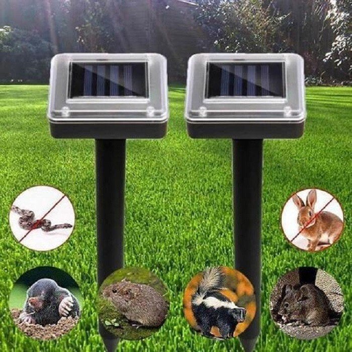 Solar-Powered Mouse, Mole & Rodent Repeller – Effective Pest Control for Gardens & Lawns