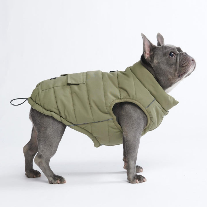 WarmShield Quilted Water-Resistant Dog Jacket – Cozy and Stylish Pet Coat