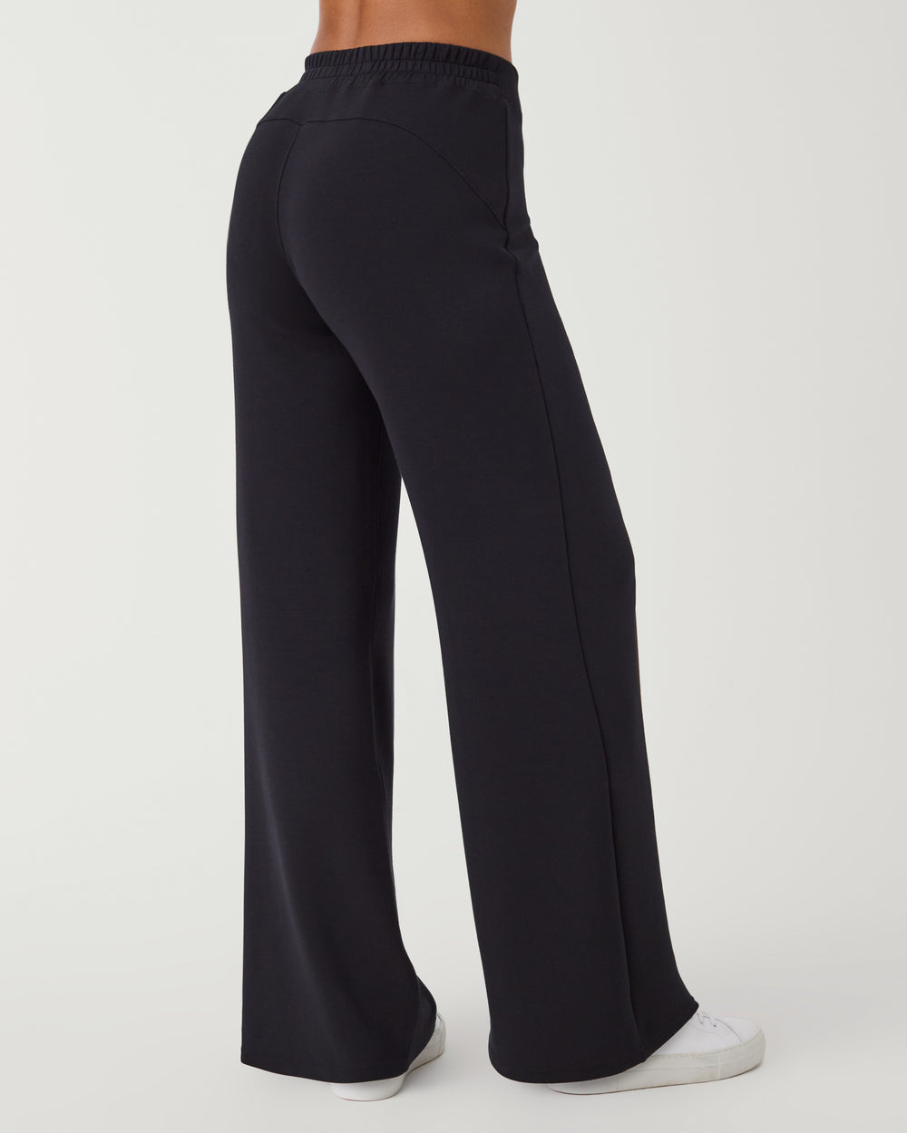 Spacer Fabric Wide Leg Pant - Comfortable & Stylish High-Waisted Loose Fit Trousers