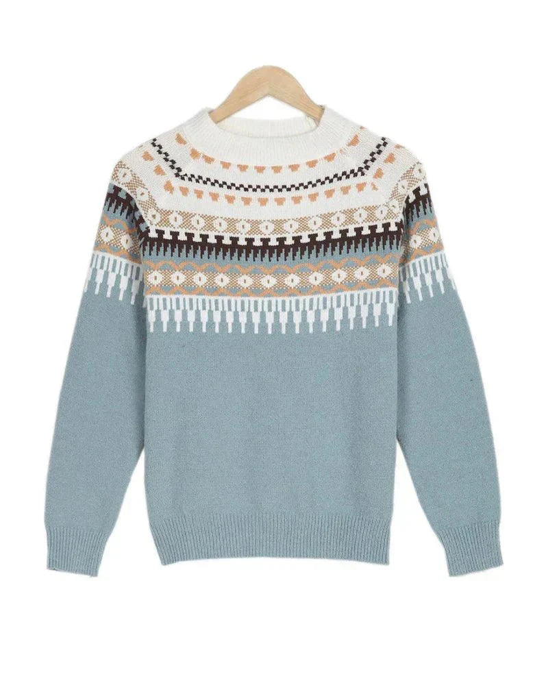 Classic Fair Isle Sweater - Fair Isle Knitwear Sweater