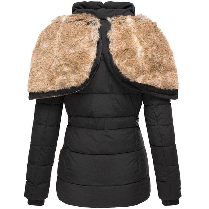 Fur-Lined Hooded Parka – Warm Winter Jacket, Waterproof & Windproof, Stylish Outdoor Coat