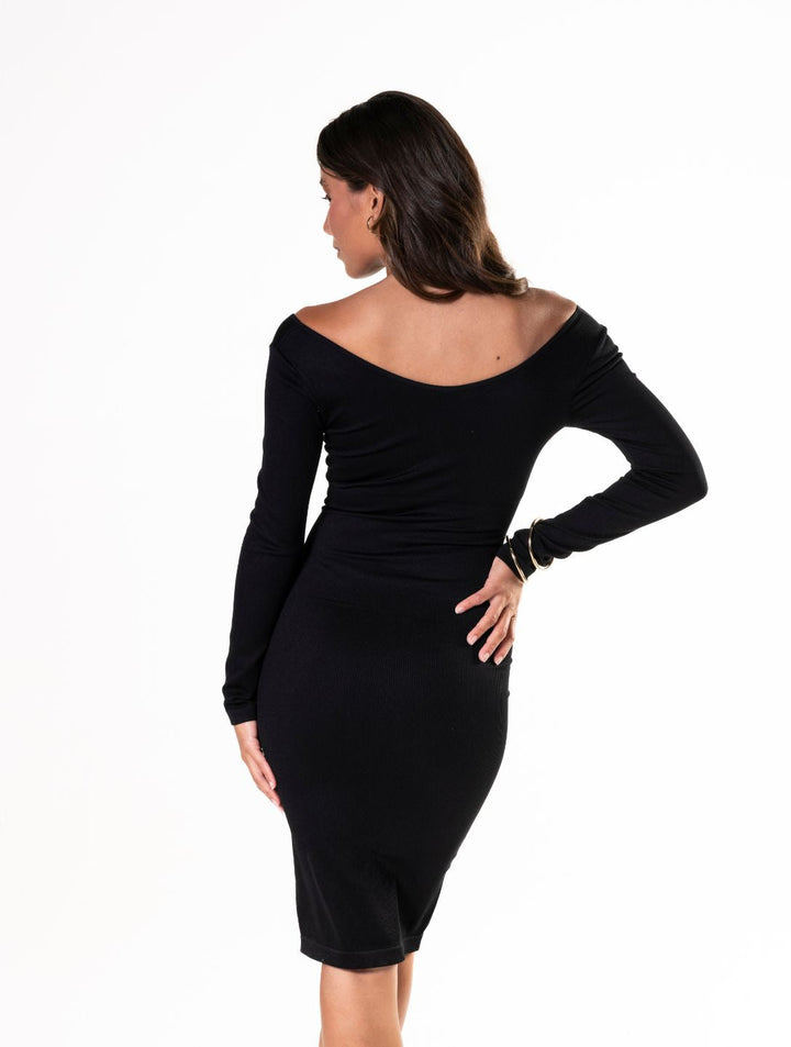 Elegant V-Neck Long Sleeve Dress - Stylish and Comfortable Women's Wear