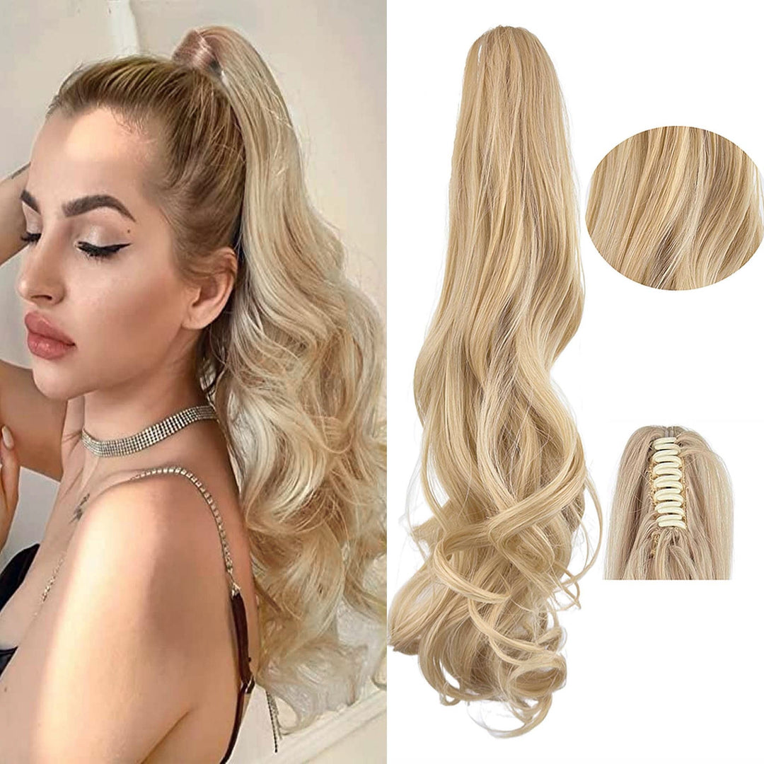 30-Second Dream Claw Clips in Ponytail Extension(Wave)