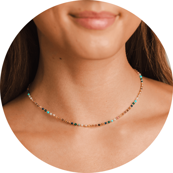 Master Healer 2mm Metal Accent Healing Necklace