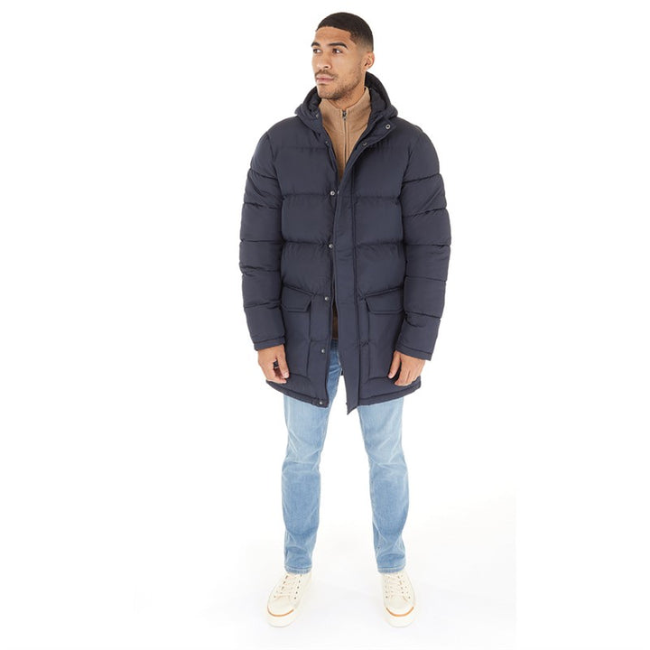 Men's Parka in Row Marine – Warm, Durable, and Weather-Resistant Outerwear